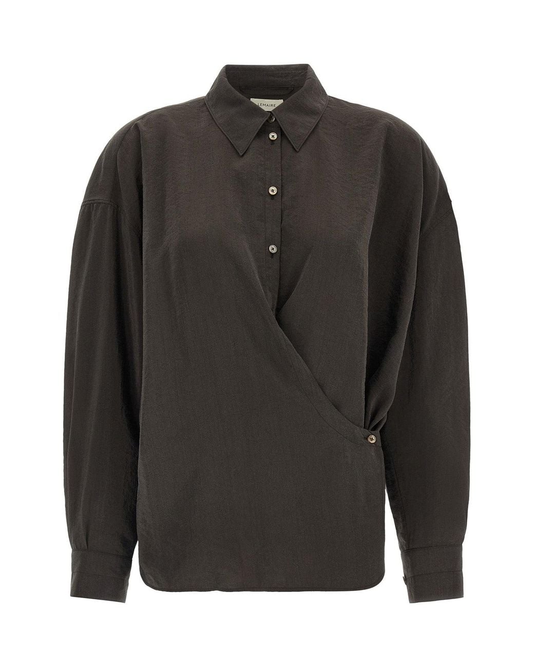 Lemaire Black The 'Twisted' Shirt