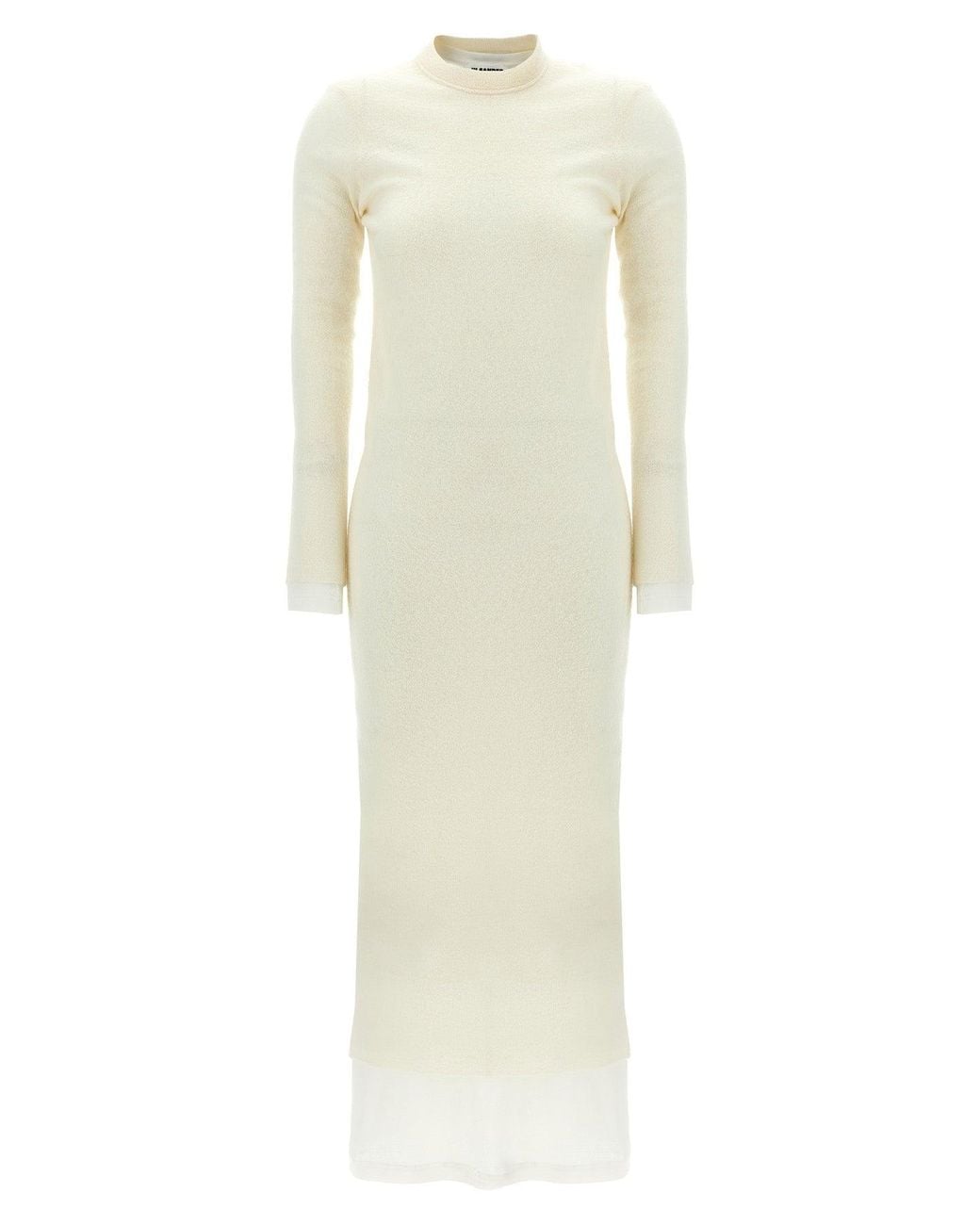 Jil Sander White Dress 'Dress With Petticoat'