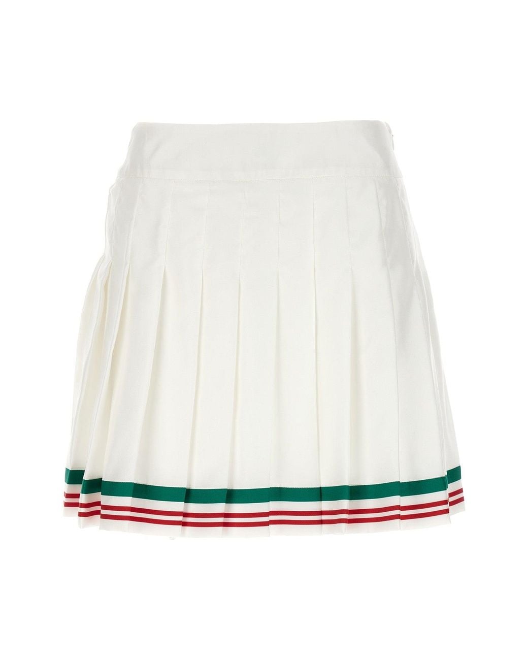 Casablanca White 'Casa Way' Mini Skirt