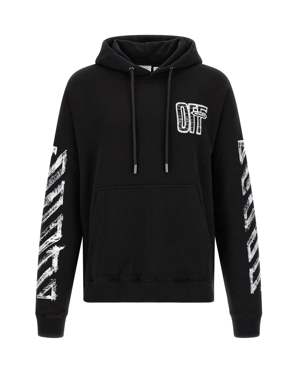 Off-White c/o Virgil Abloh Black 'motion Arrow Skate' Hoodie for men