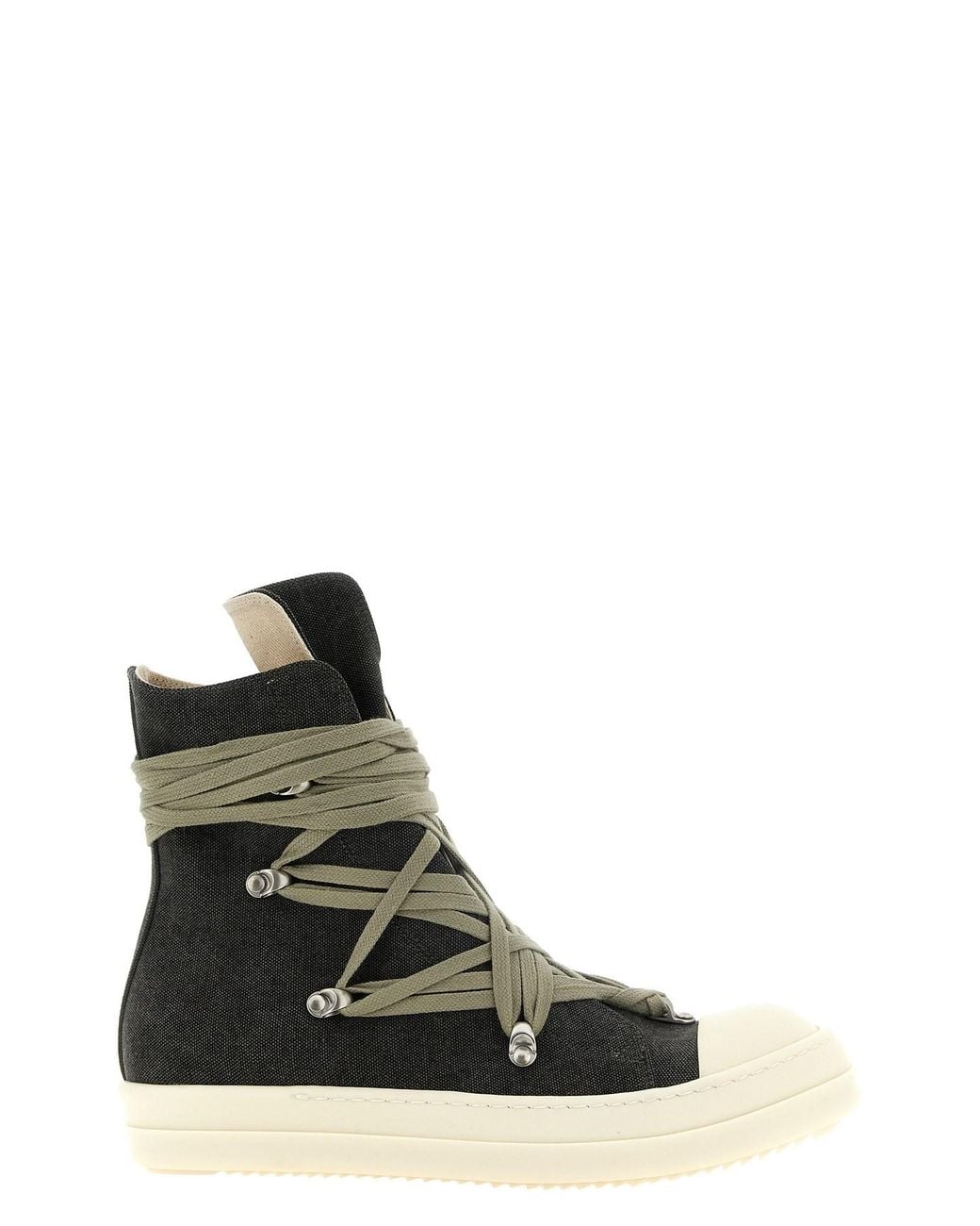 Rick Owens Black 'megalace Sneaks' Sneakers for men