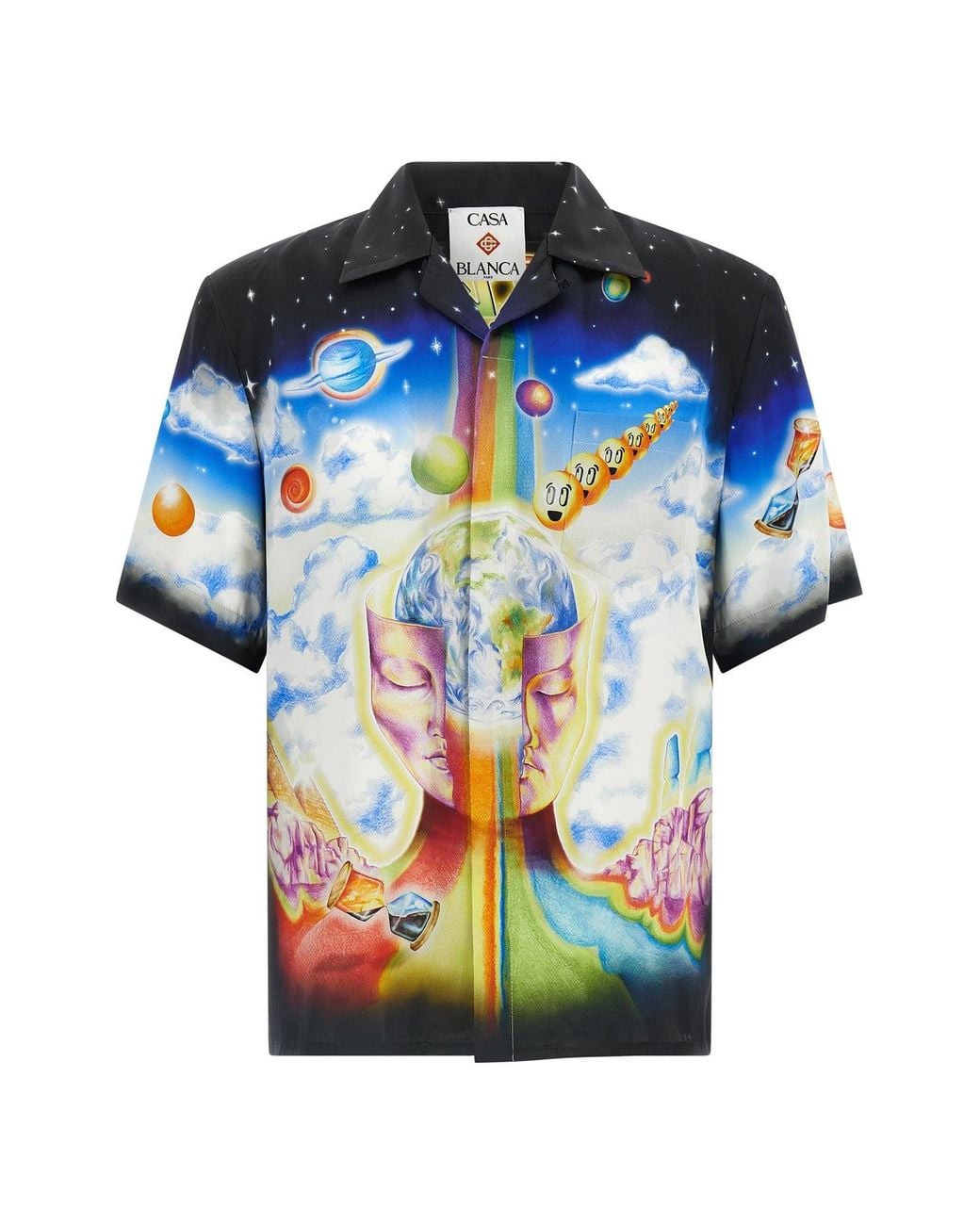 Casablanca Blue The Essential Experience' Shirt for men