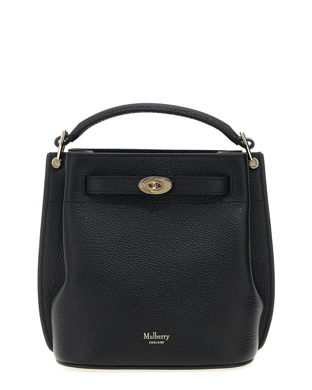 Secchiello 'Islington' Mini di Mulberry in Black