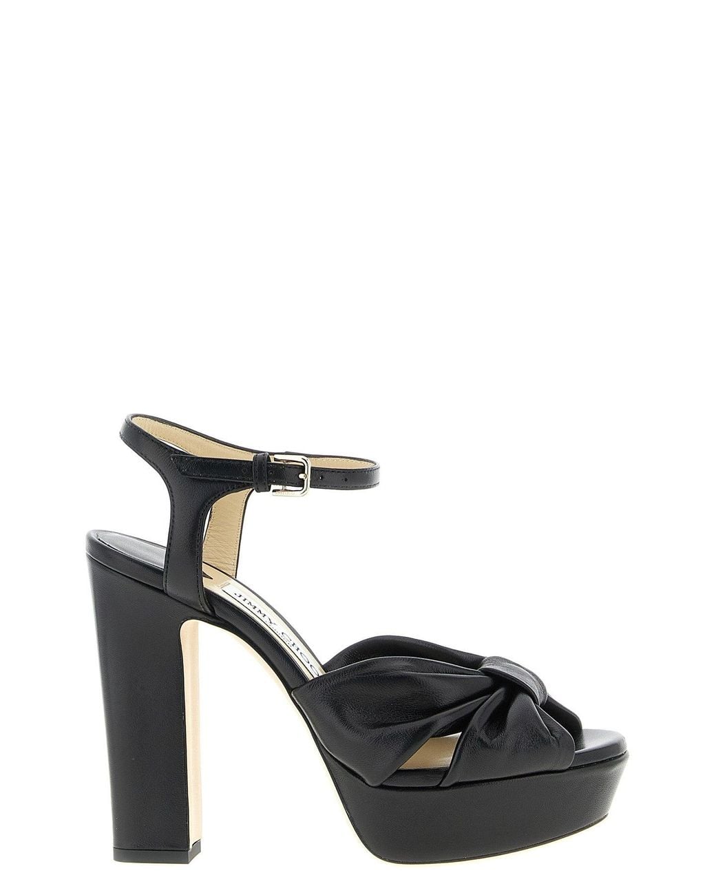 Jimmy Choo Black Sandals 'Heloise'
