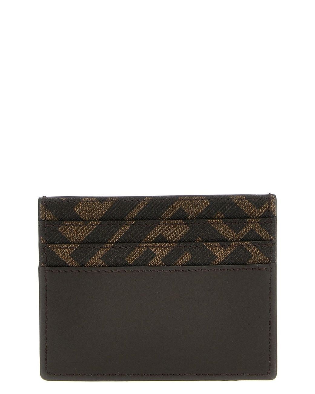 Fendi Black Cardholder 'Ff Squared' for men