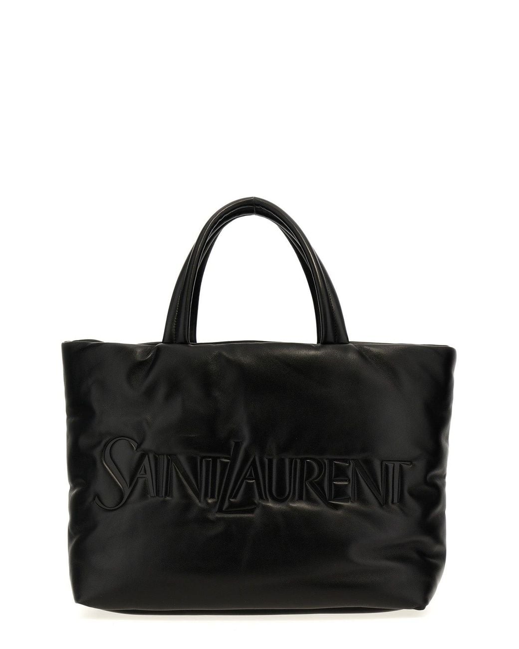 Saint Laurent Black Tote Bag 'Puffer