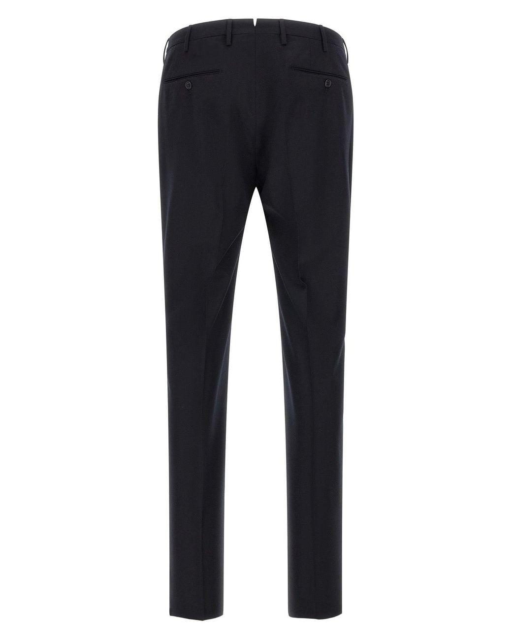 Incotex Blue Trousers With Crease for men