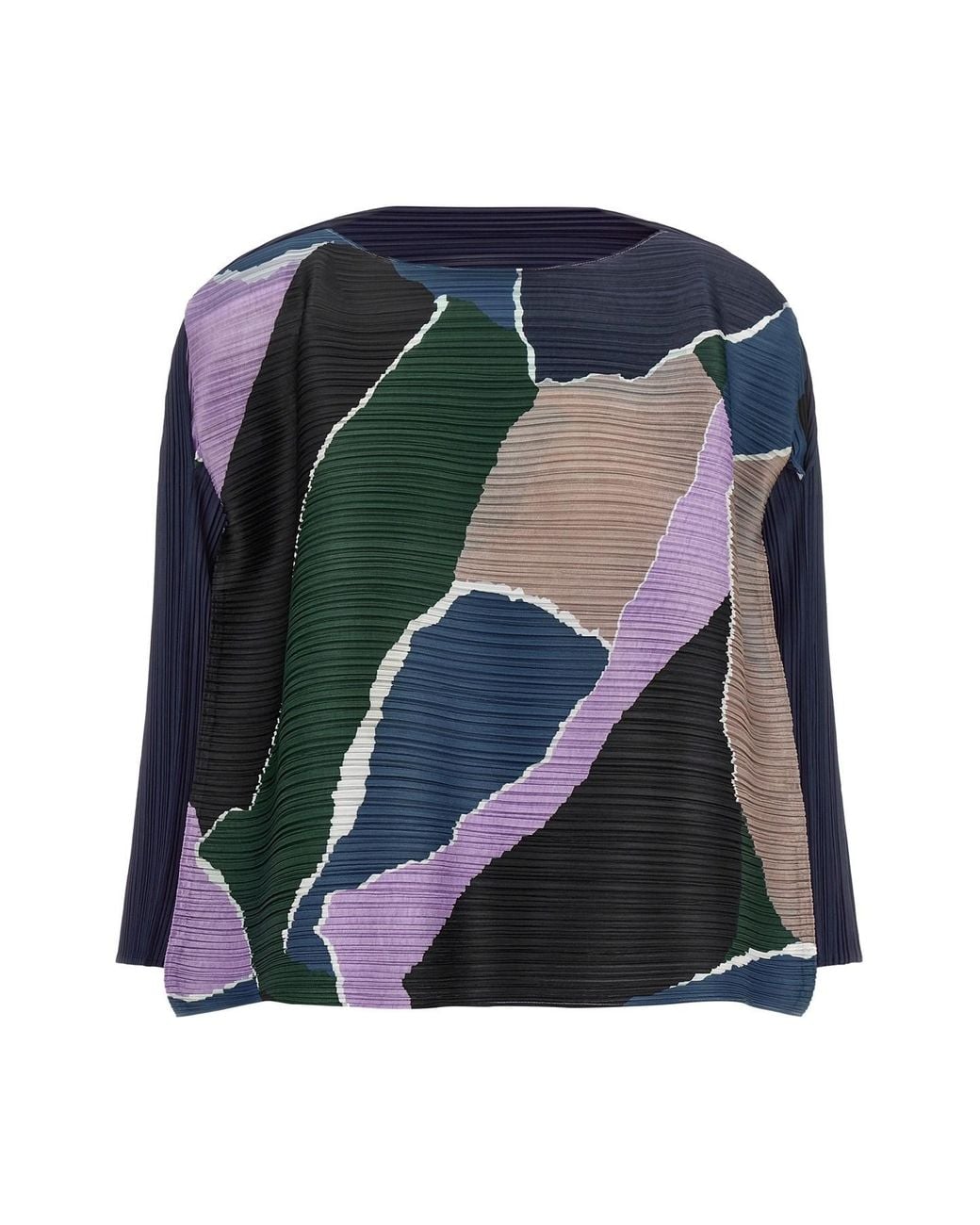 Pleats Please Issey Miyake Black 'surprise!' Blouse