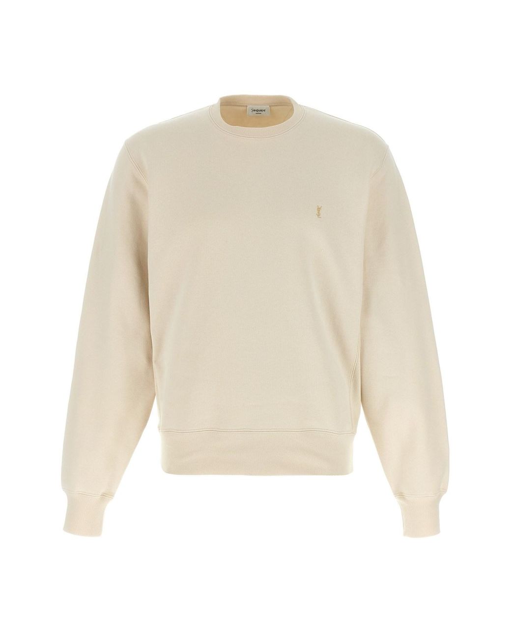 Saint Laurent White 'cassandre' Sweatshirt for men