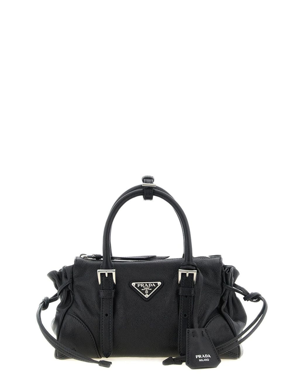 Borsa A Mano Karin' Piccola di Prada in Black