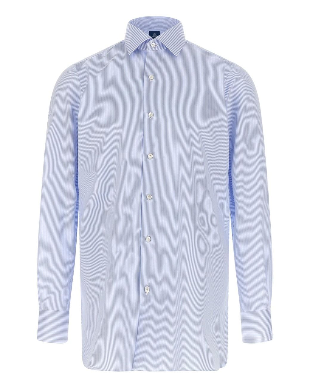 Finamore 1925 Blue 'napoli' Shirt for men