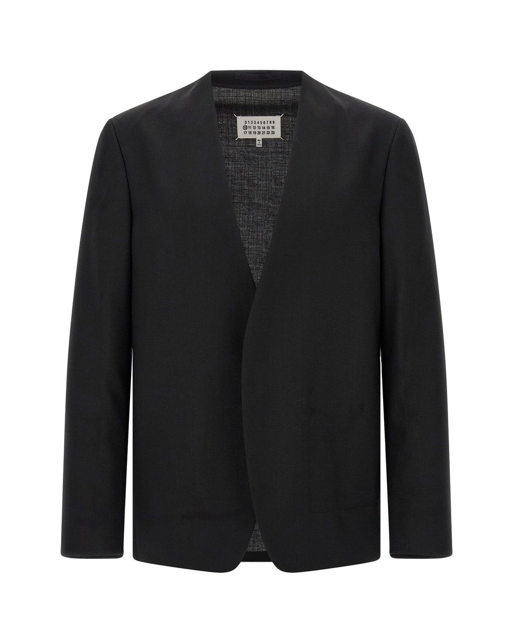 Maison Margiela Black Minimal Blazer for men
