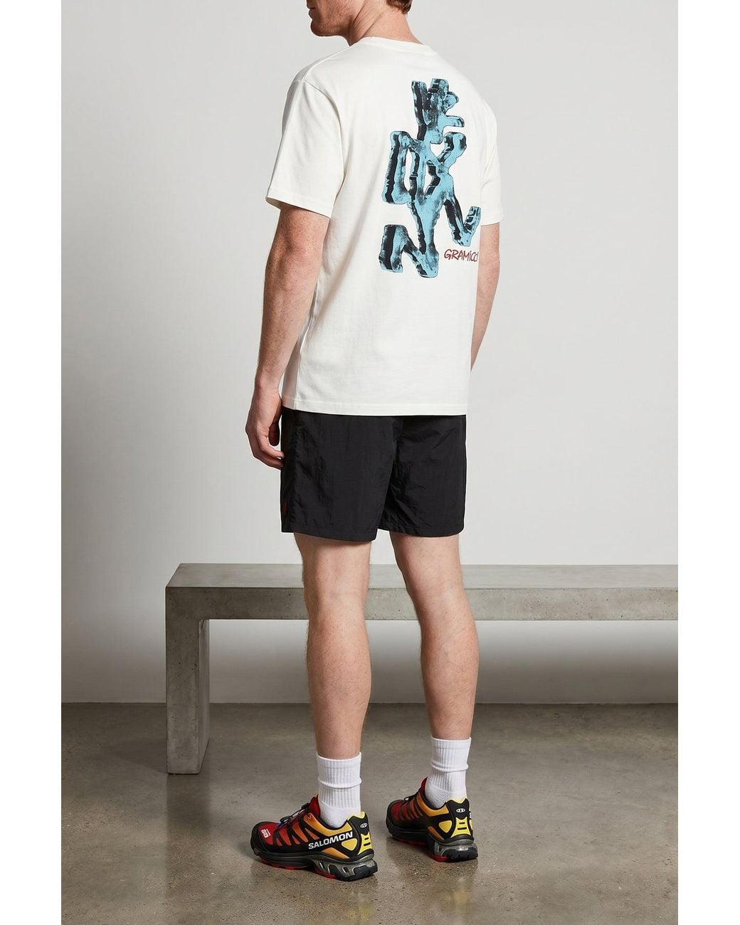 Gramicci White T-Shirt With Graphic Print for men