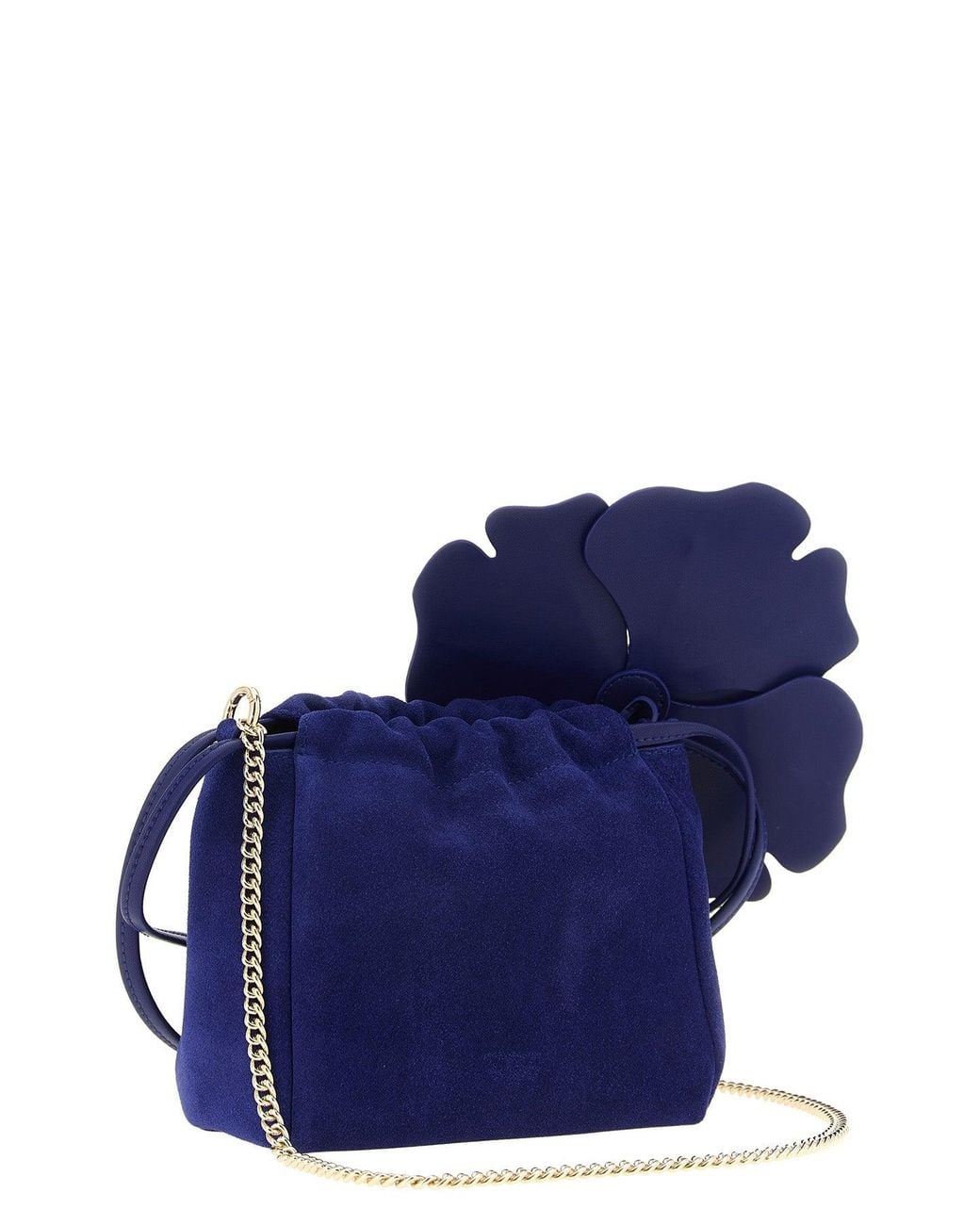 Pouch 'Flower' di Pinko in Blue