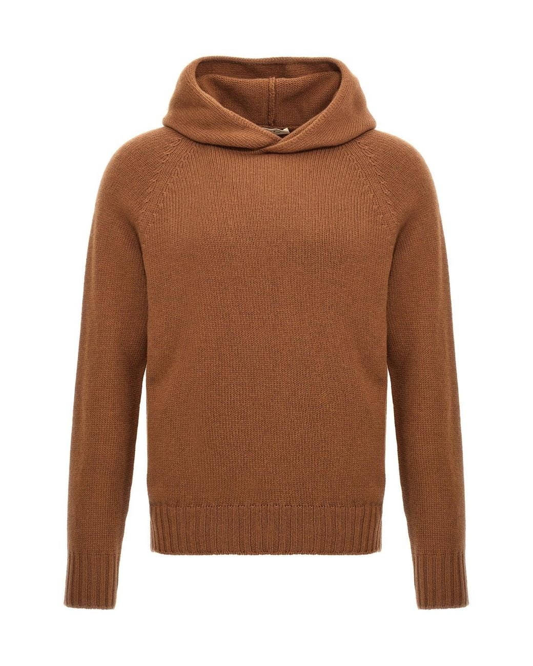 Ma'ry'ya Brown 'Hooded' Sweater for men