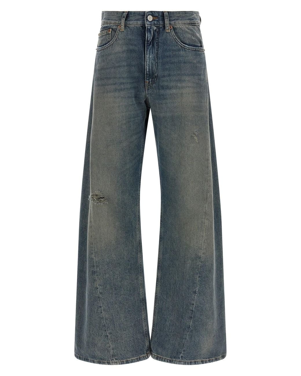 MM6 by Maison Margiela Blue Jeans Wide-leg