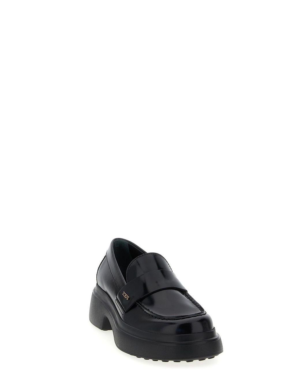 Tod's Black 'Gomma 74L' Loafers