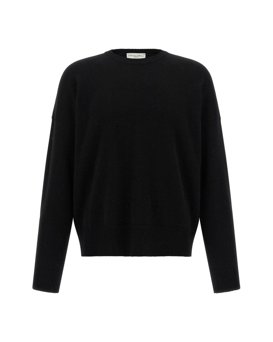 LARMERI STUDIO Black Wool And Cashmere Sweater