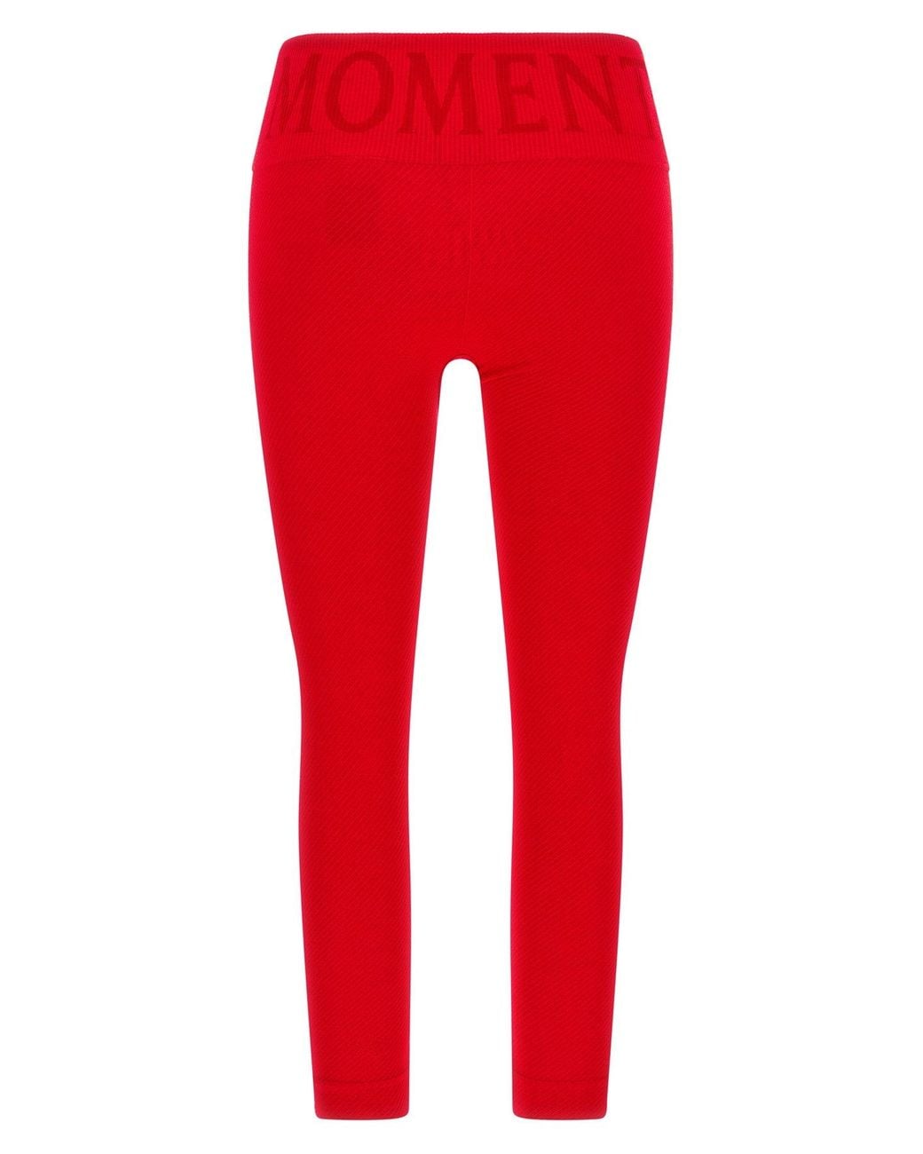 Perfect Moment Red High-Waisted Leggings