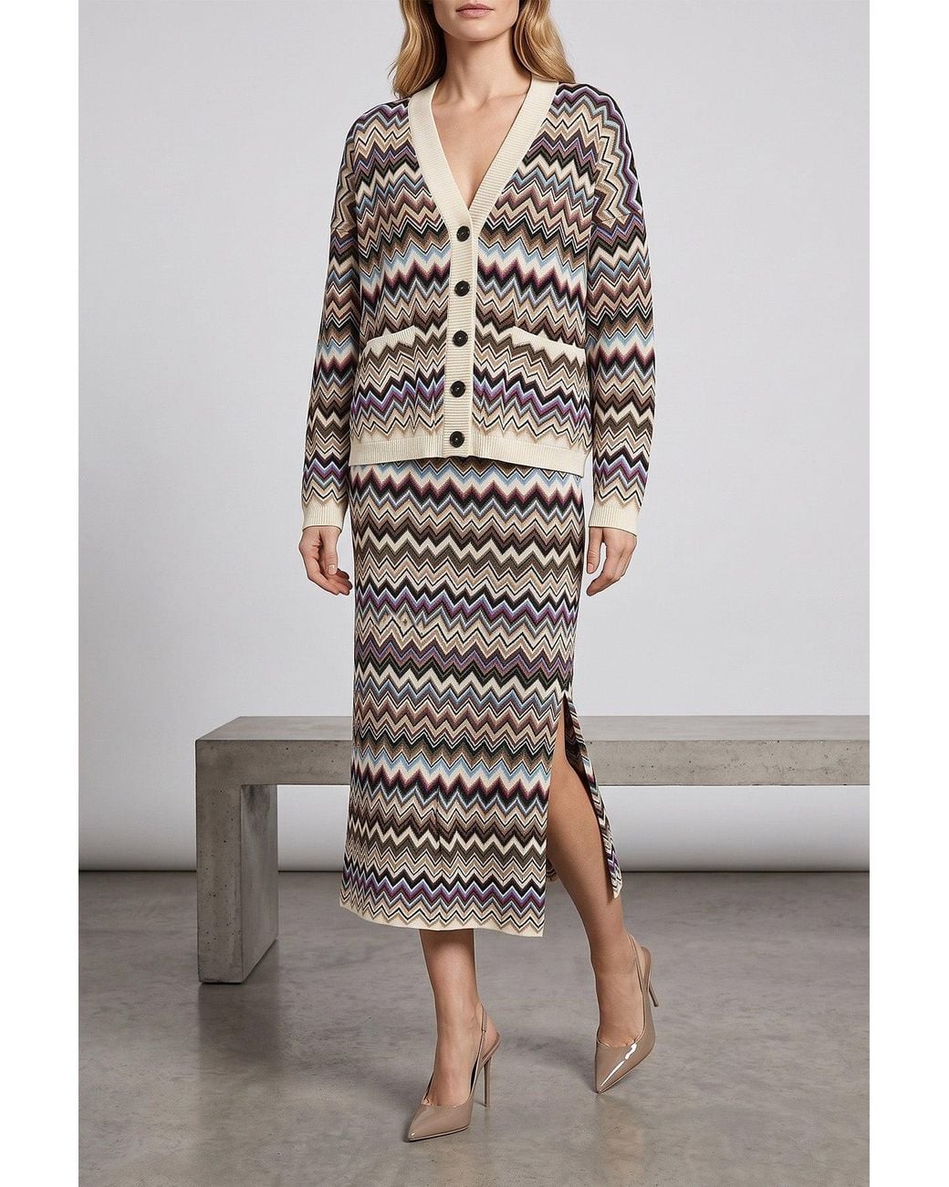 Missoni Black Zigzag Cardigan