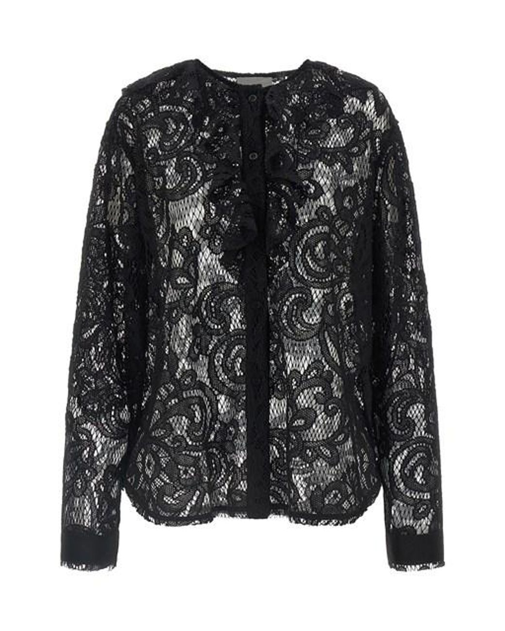 Camicia Pizzo di Nude in Black