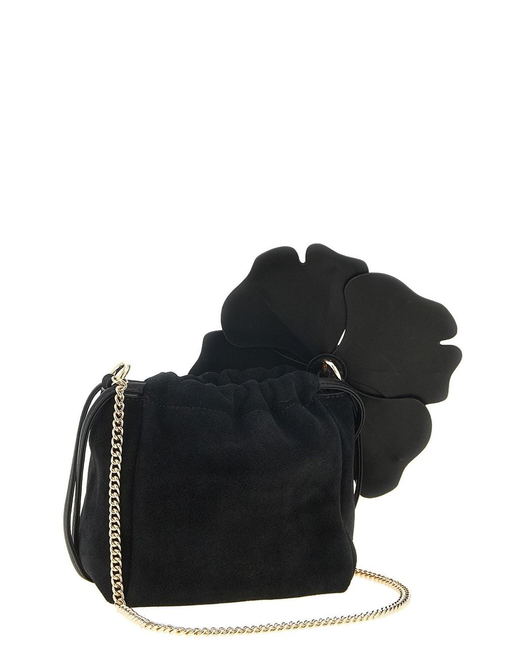 Pouch 'Flower' di Pinko in Black