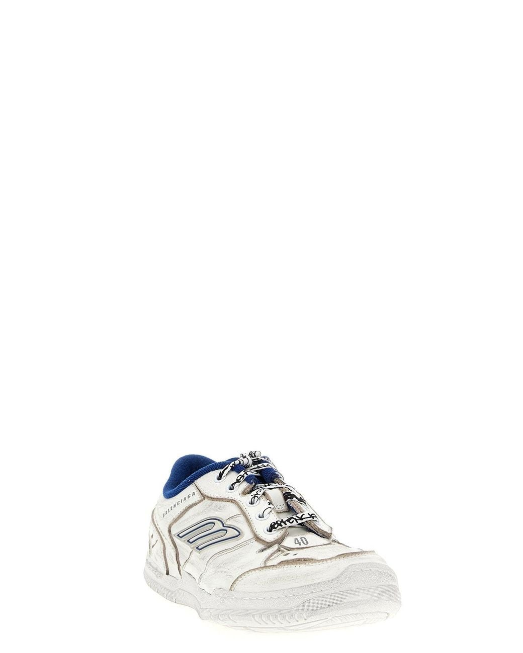 Balenciaga White Hamptons' Sneakers for men