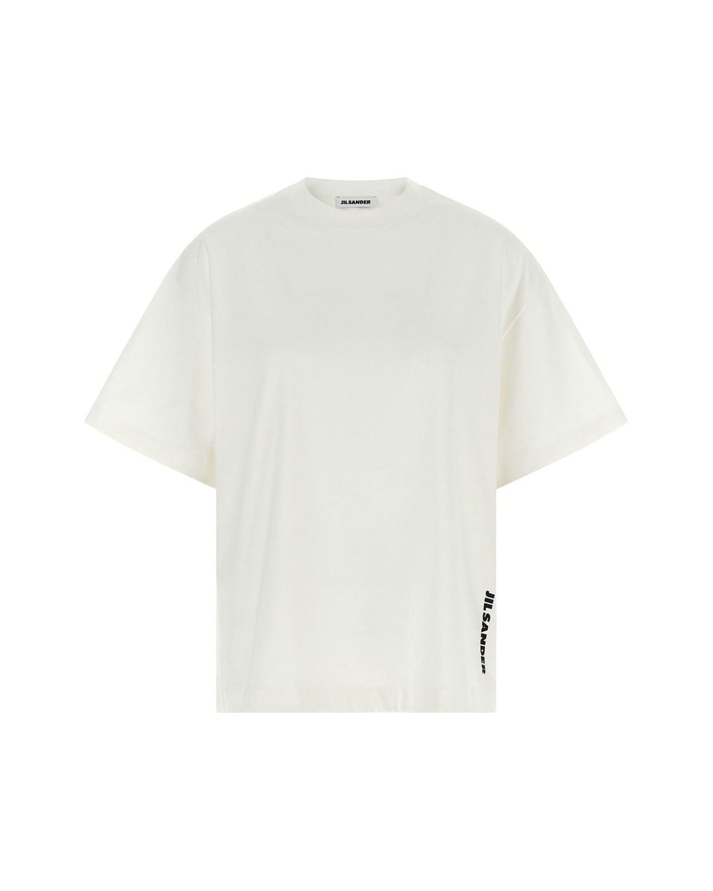 Jil Sander White Logo T-shirt