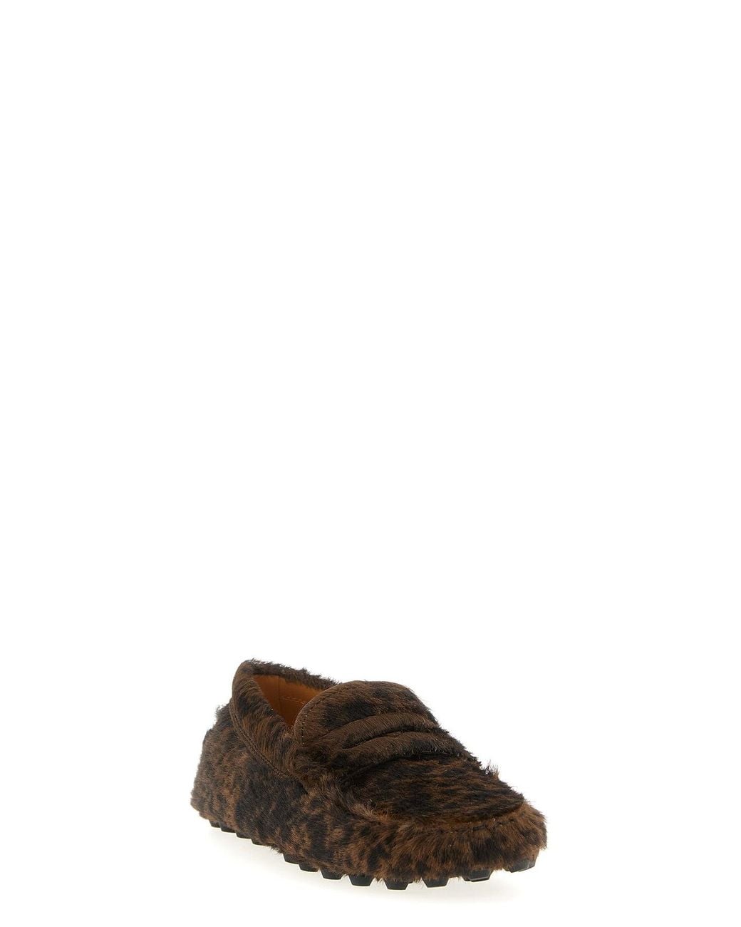 Tod's Brown Loafers 'Gommino Macro 52K'