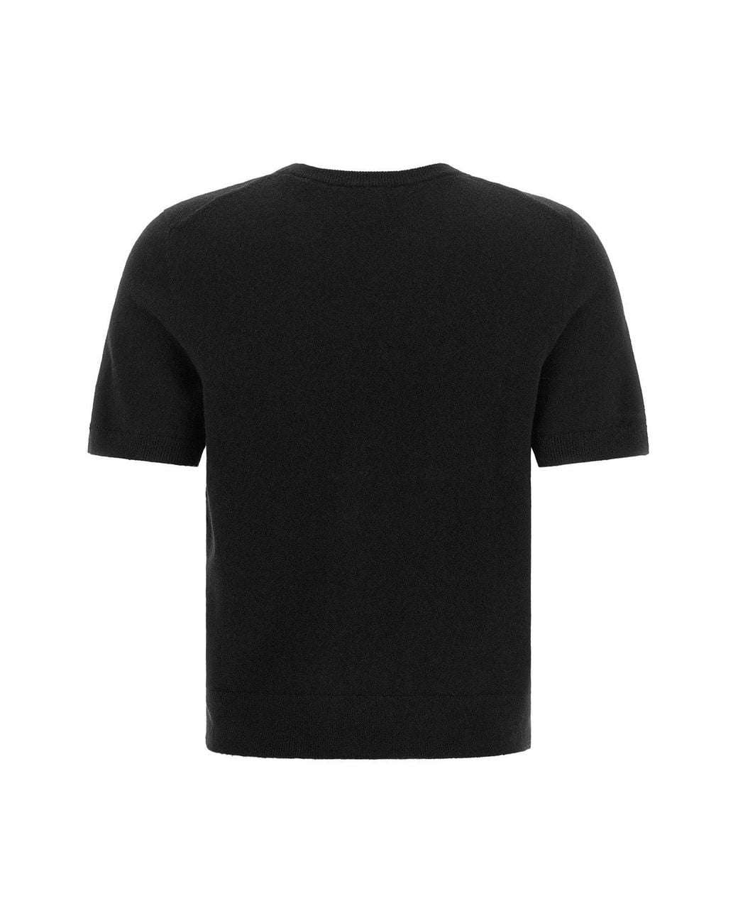 Vince Black Wool And Cashmere Knit Top