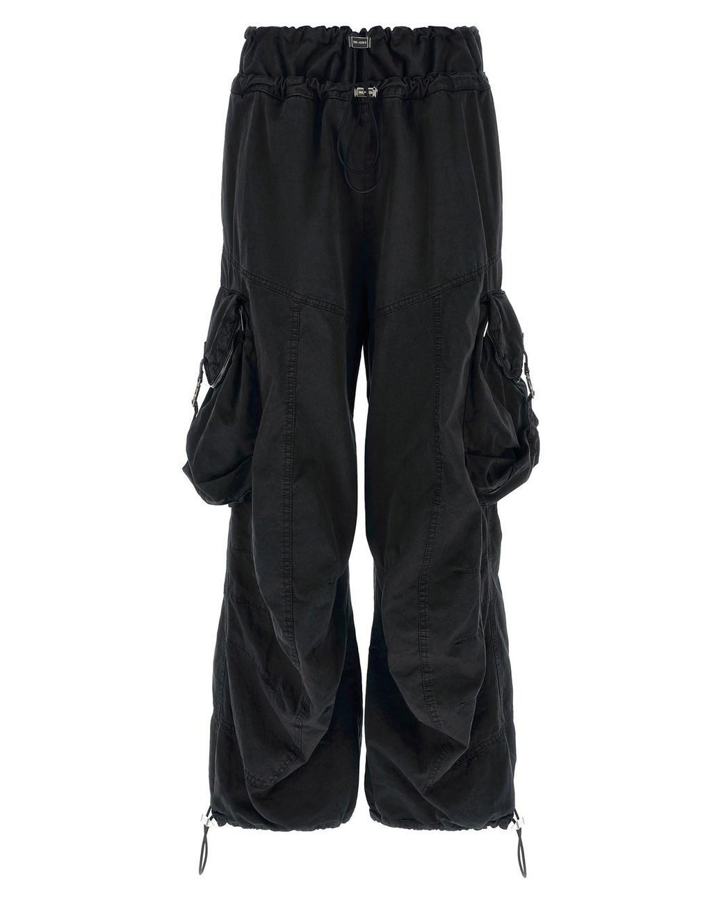 The Attico Black Cargo Pants
