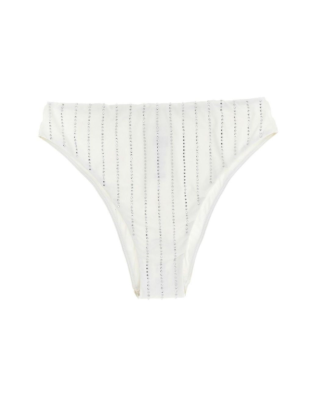 Mc2 Saint Barth White 'sibilla' Bikini Bottoms