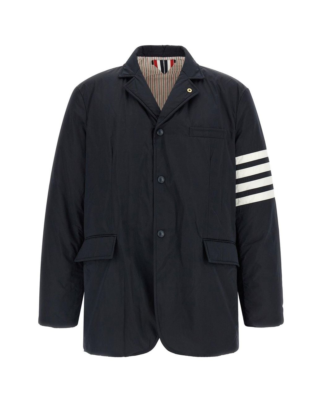 Thom Browne Black The 4-Bar Jacket for men