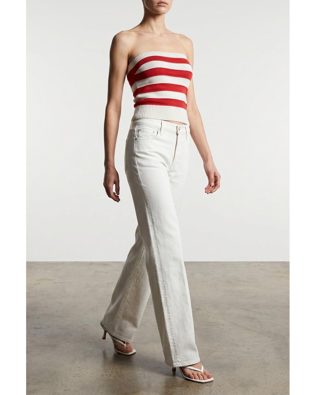 Mother White The Kick It Jeans