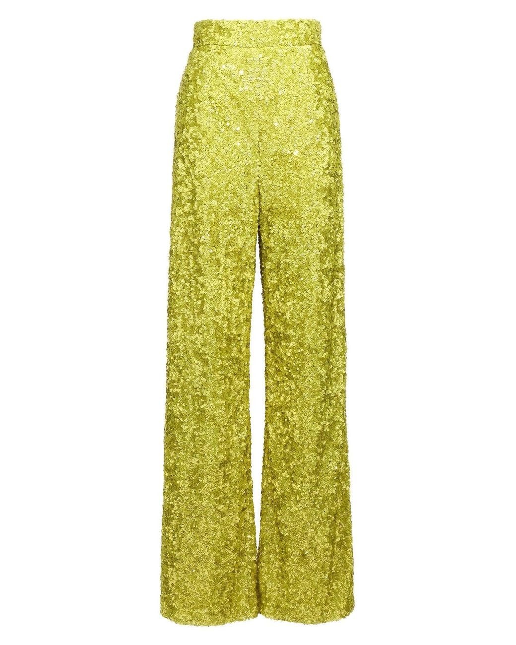 Ermanno Scervino Yellow 'Yot' Trousers