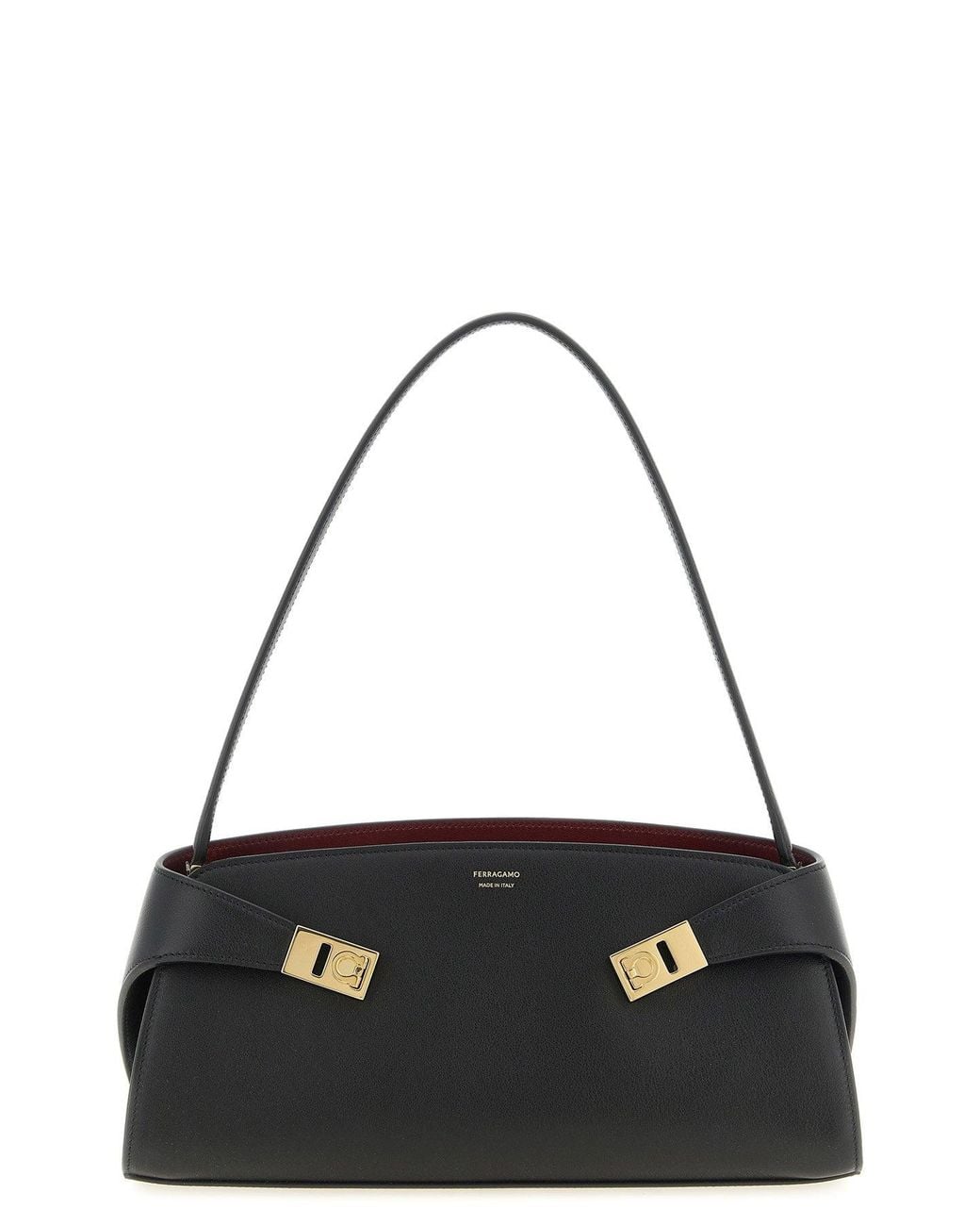 Ferragamo Black 'Hug East-West' Shoulder Bag