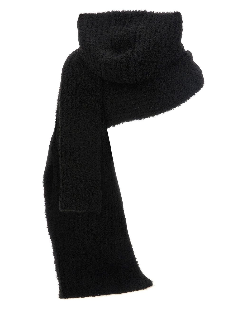 MM6 by Maison Margiela Black Numeric Signature Mm6 Scarf