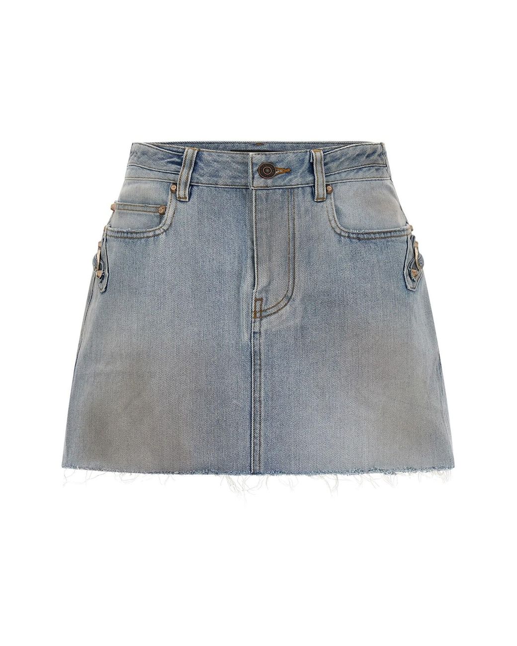 Balenciaga Blue 'City' Skirt