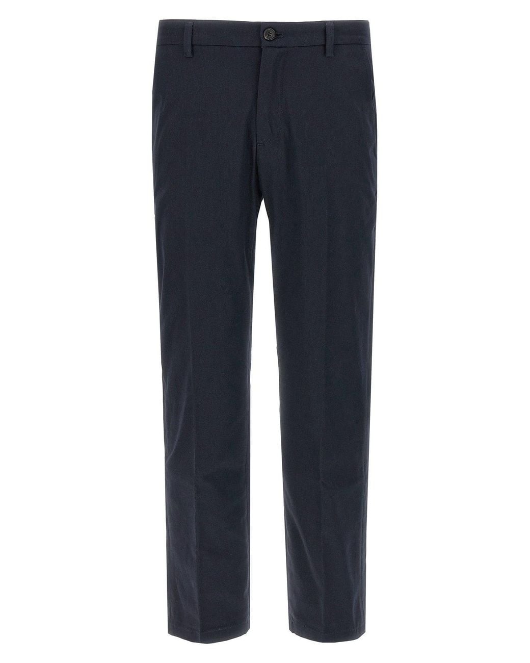 Department 5 Blue 'Prince Chino Slim Crop' Trousers for men