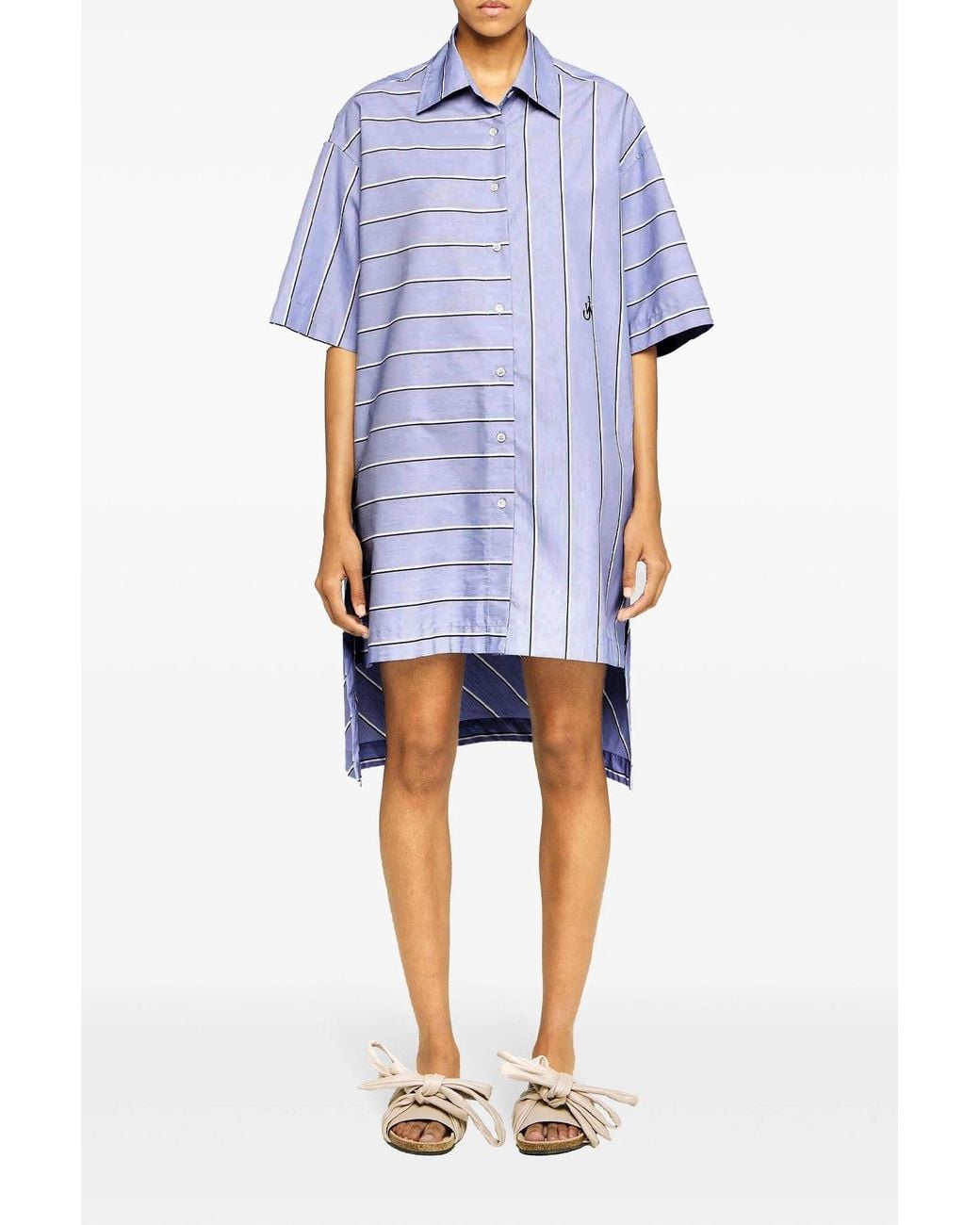 J.W. Anderson Blue J. W.Anderson Dress 'Short Sleeve Step Hem Shirt Dress'