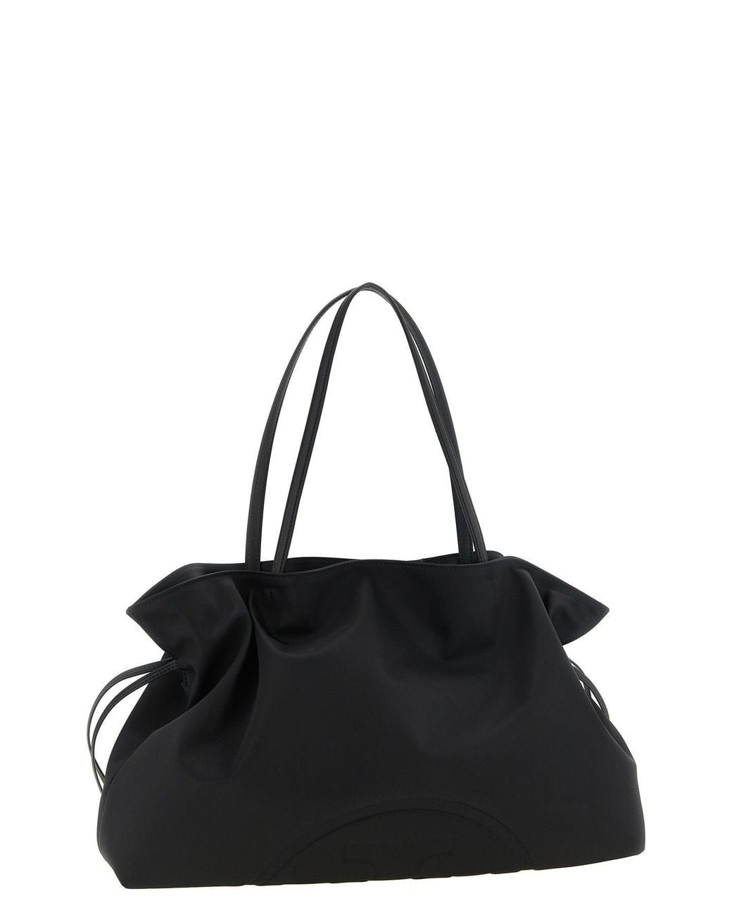 Tory Burch Black Ella Drawstring Shoulder Bag
