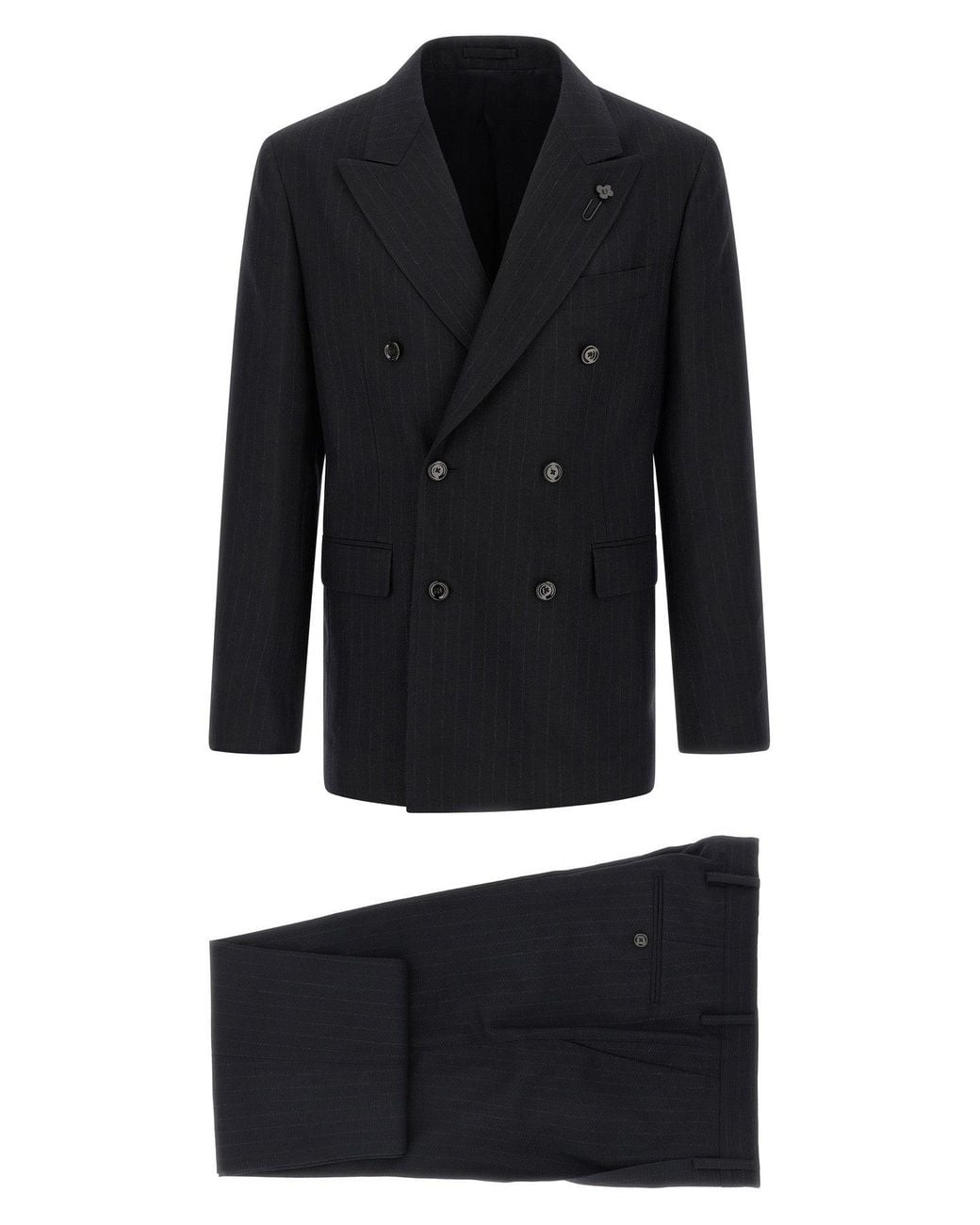 Lardini Black The 'Feeling' Suit for men