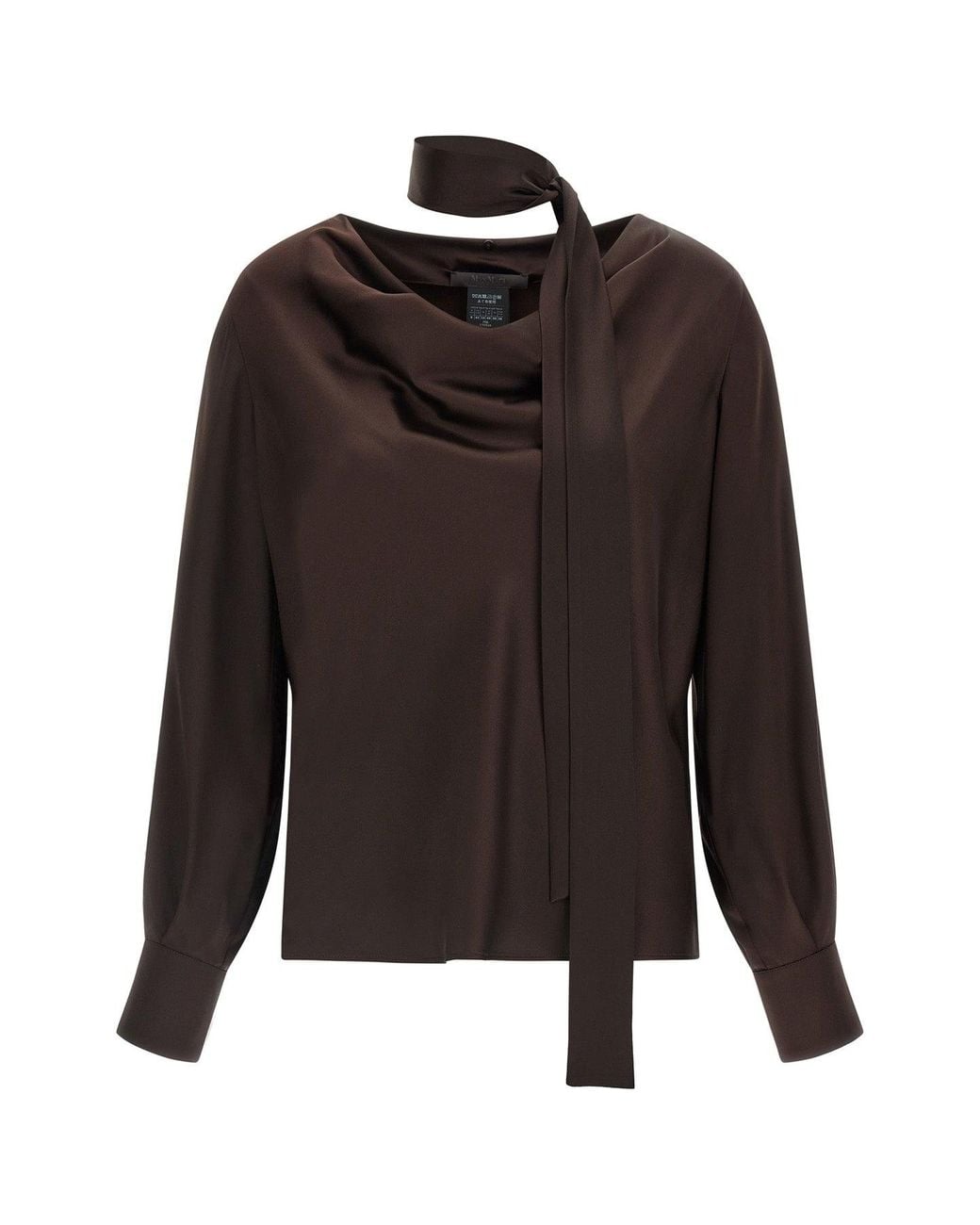 Max Mara Brown Blouse 'Fiocchi'