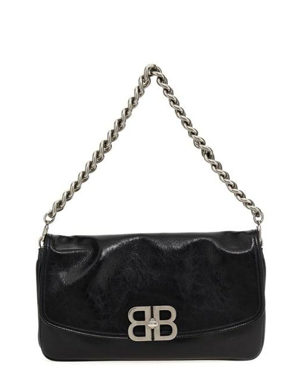 Balenciaga Large BB Soft Flap Shoulder Bag - Farfetch