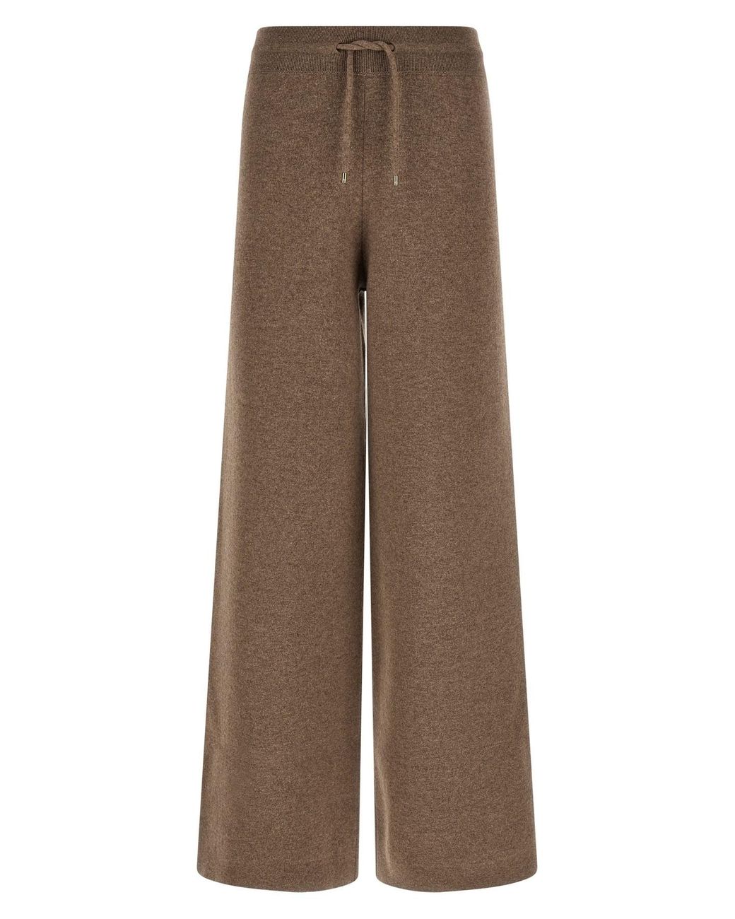 Agnona Brown Knitted Pants