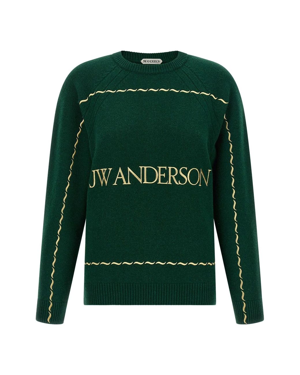 J.W. Anderson Green Logo Embroidery Sweater