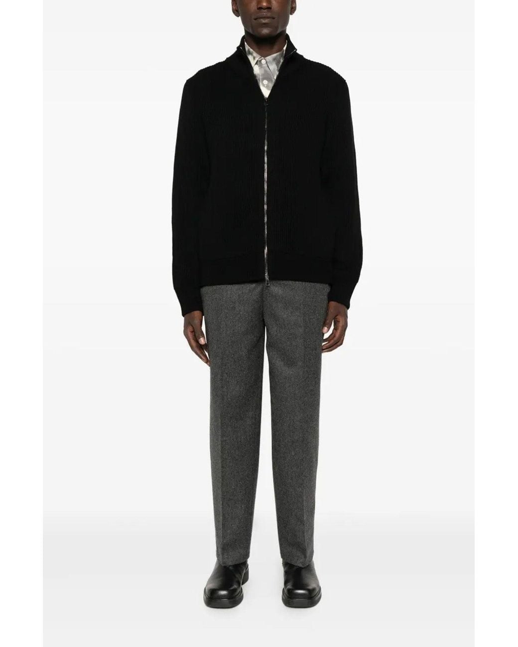 Roberto Collina Blue Cardigan 'Camionneur for men