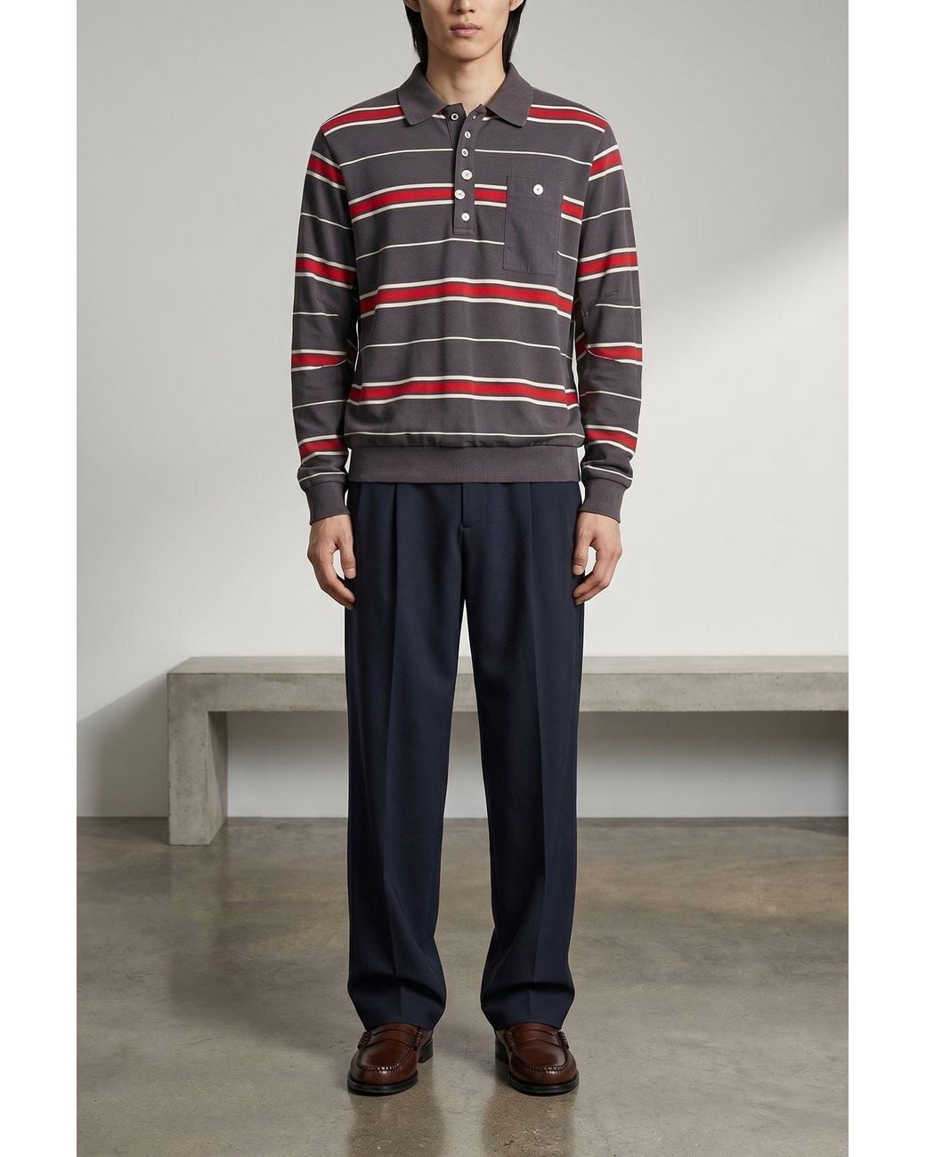 Undercover Red 'Uc1F4804-2' Polo Shirt for men