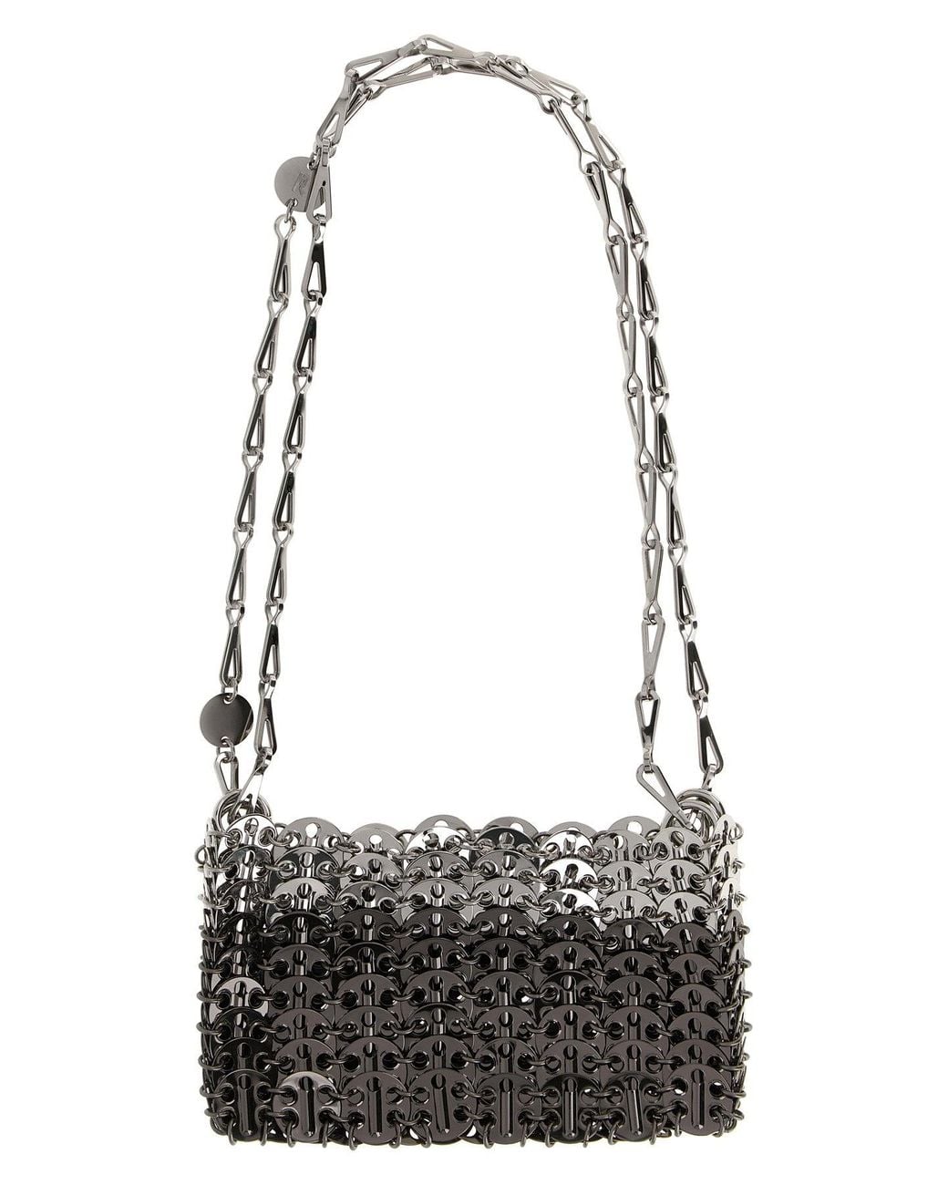 Rabanne Black '1969 Skyline Nano' Dégradé Shoulder Bag