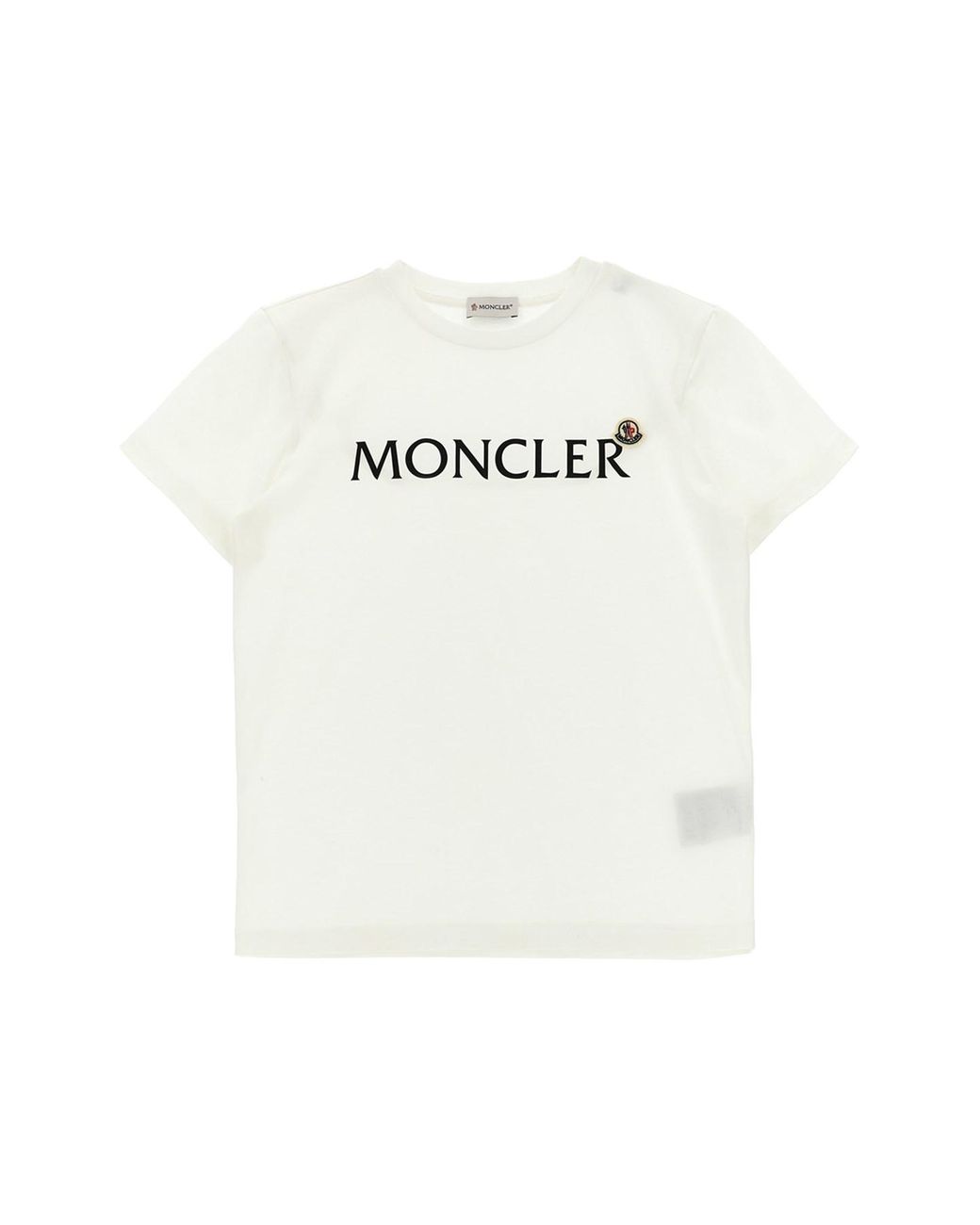 Moncler White Logo T-shirt for men